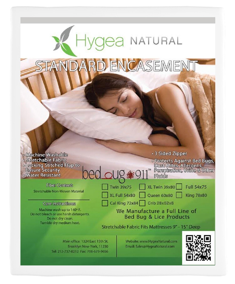 Standard Bed Bug Mattress Cover-Protects against bed bugs, mites and allergies