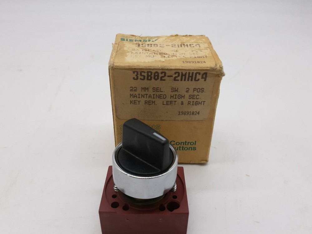 Siemens 3SB02-2MHC4 Control Switch