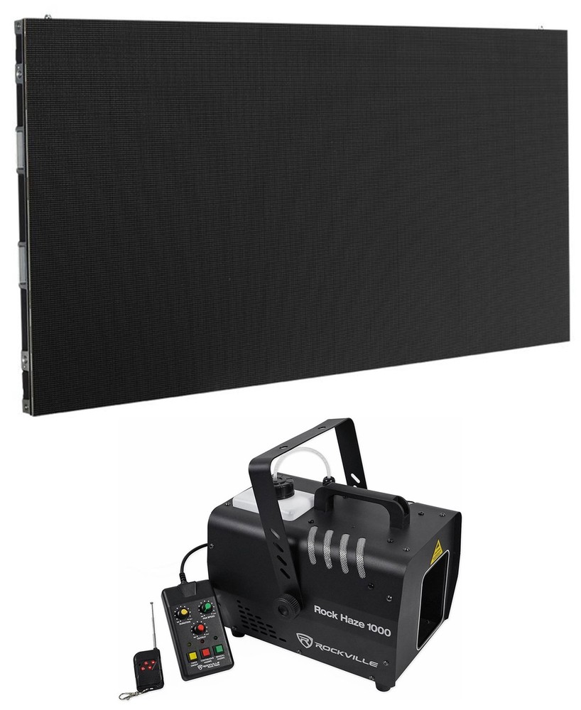American DJ WMS2 High Resolution Wall Mount/Hangable Video Panel+Haze Machine