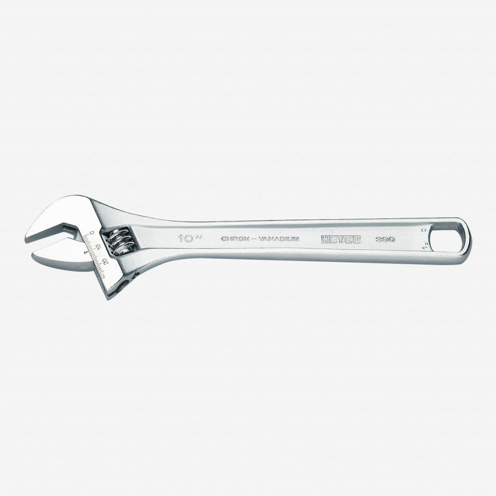Heyco Adjustable 8" Wrench, Chrome