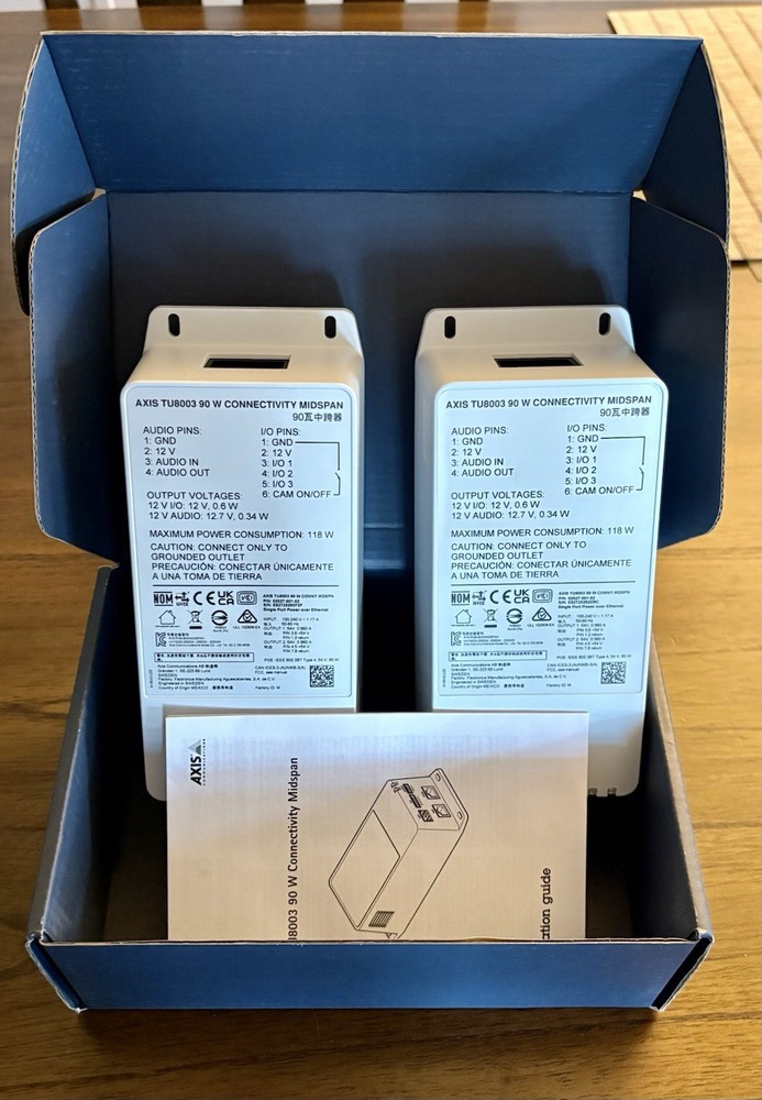 Axis Communications TU8003 90W Connectivity Midspan