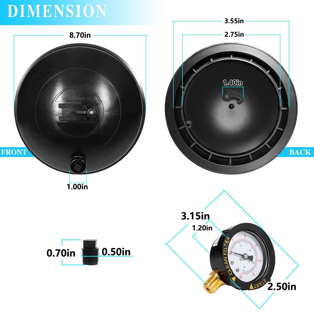 005-302-4300-03 Replace for Paramount Water Valve Top Dome Complete Assembly Kit