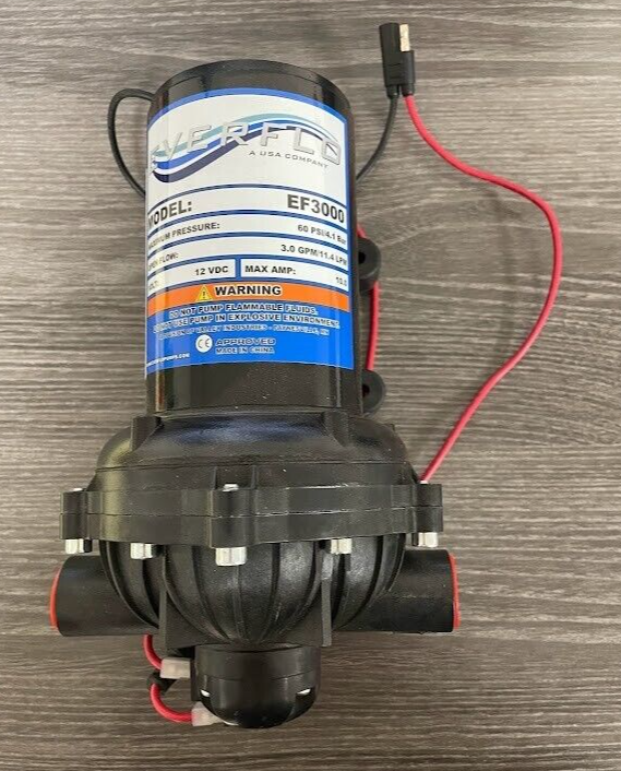 3.0 GPM Diaphragm Water Pump 12 Volt EF3000 EVERFLO