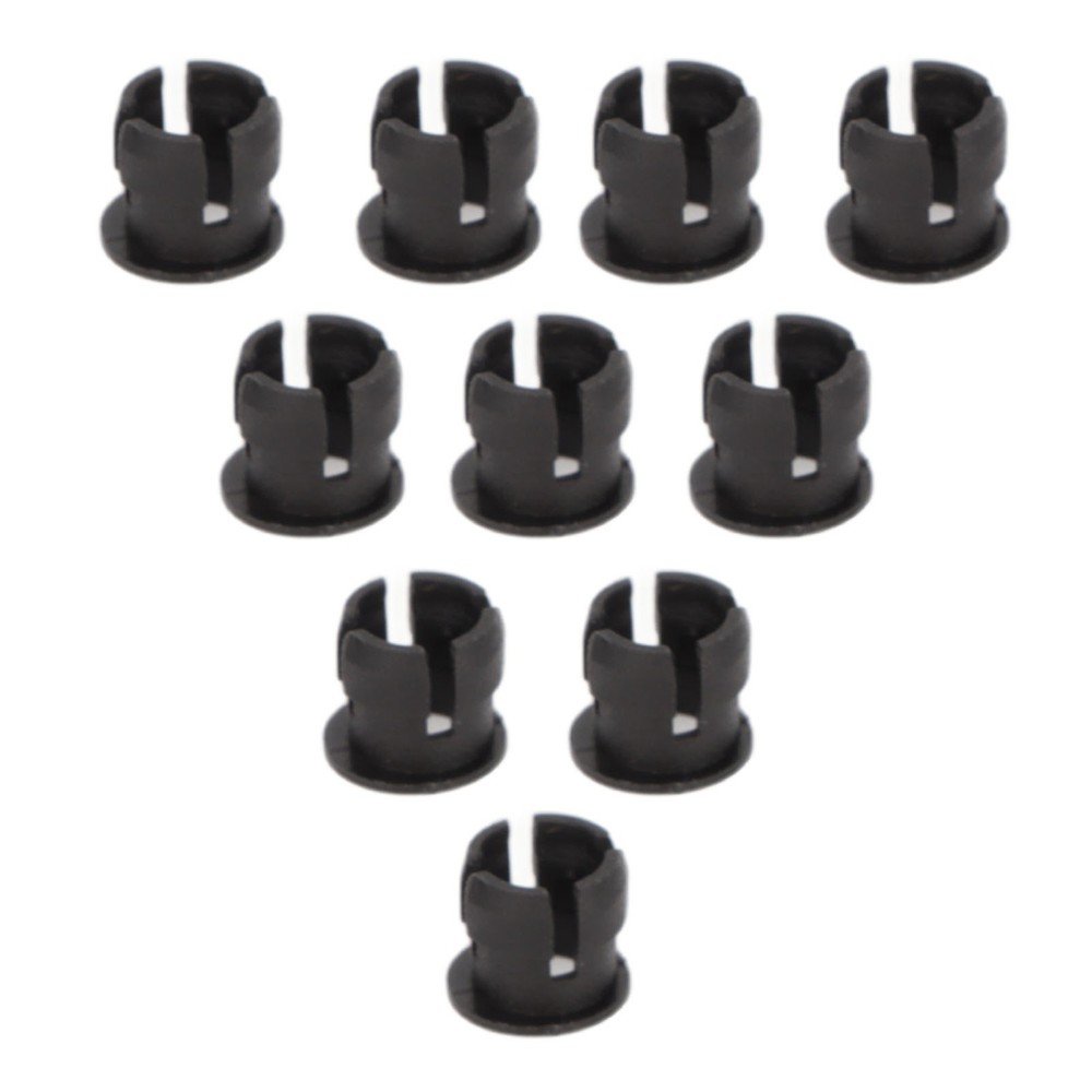 200PCS 5mm LED Holders Flat Buckle Light Emitting Diode Clips Plastic Mounting