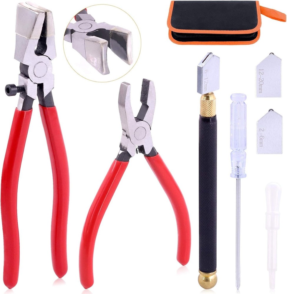 Professional Glass Cutting Toolkit - Includes 3 Tools for Various Applications