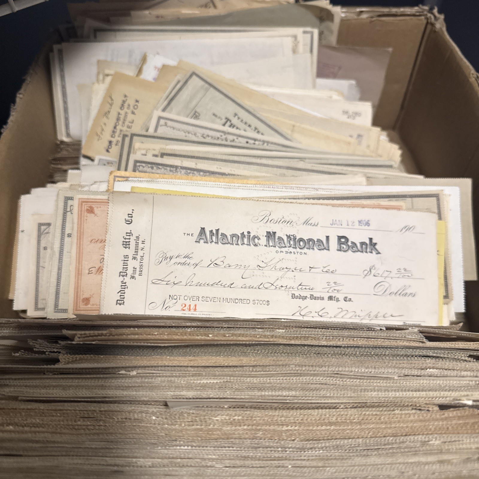 🚨‼️🔔Lot Of 10 X old vintage checks RANDOM PULL 1900’s ONLY!!🚨‼️🔔