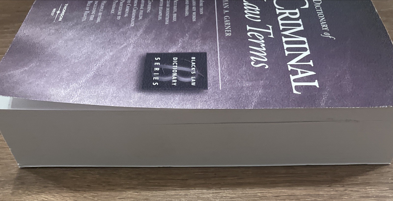 A Dictionary of Criminal Law Terms Bryan A Garner Black’s Law Dictionary Series