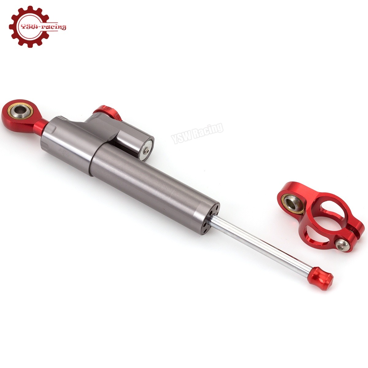 For Suzuki GSXR600 750 2006-2009 2010 CNC Steering Damper Stabilizer Gray&Red US
