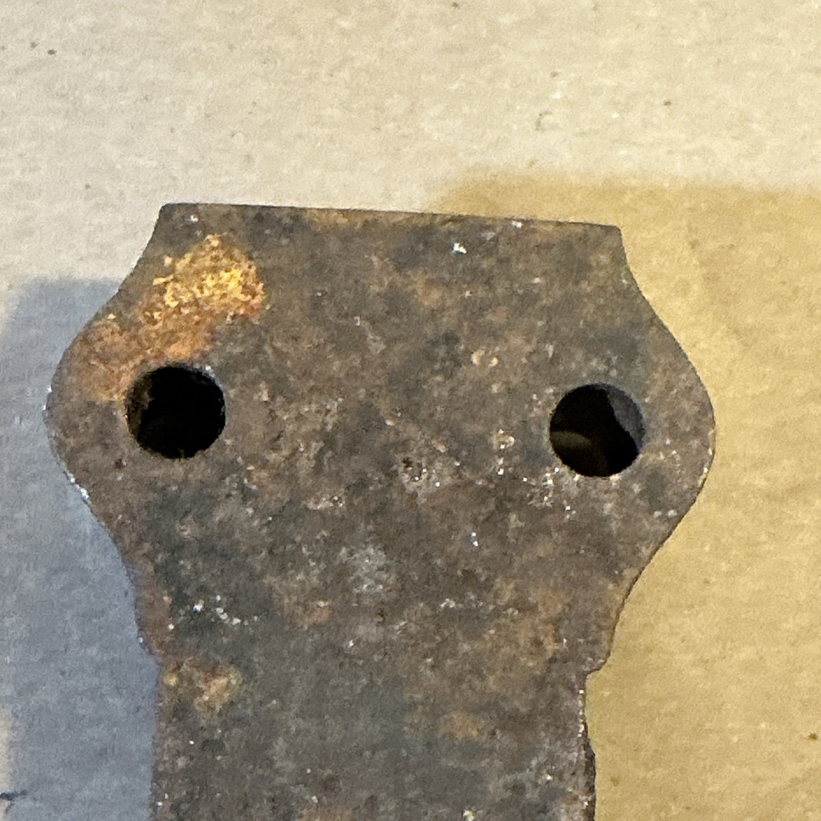 Antique Victorian Cast Metal Door Lock Surface Latch As Is INV-AT13