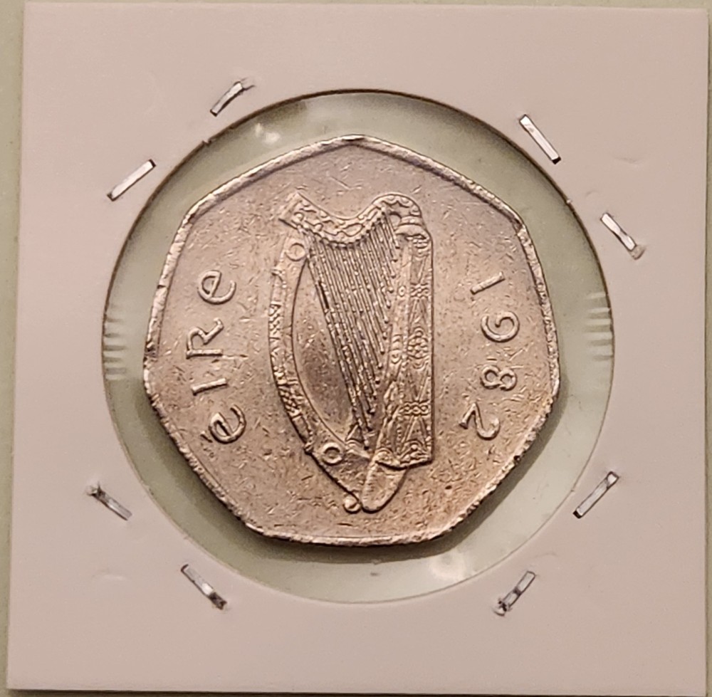 Ireland coin, 50 Pence - 1982