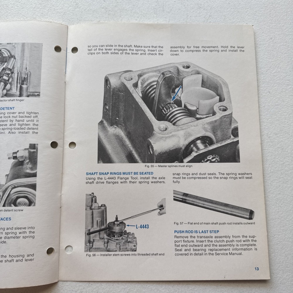 Chrysler Dodge 1978 Servicing The A-412 Transaxle And Clutch Reference Book
