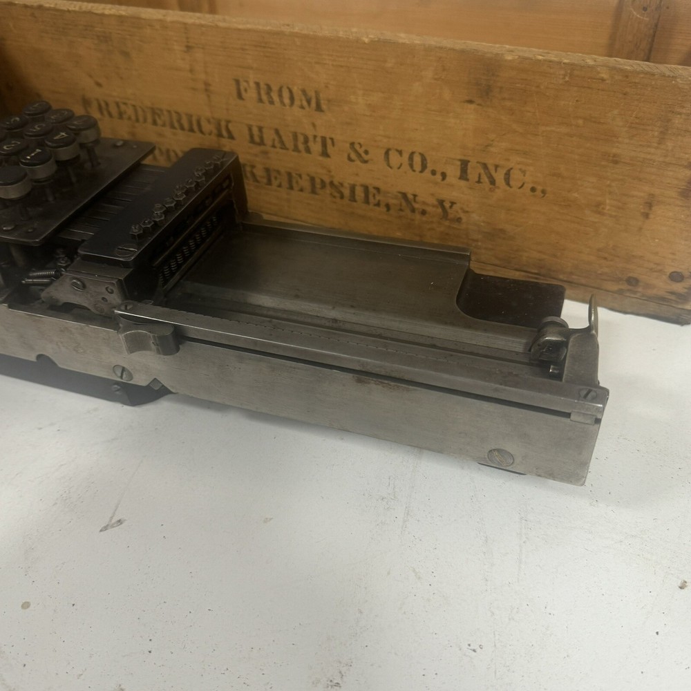 Antique Computer Tabulating Machine Co 1901 Frederick Hart & Co Herman Hollerith