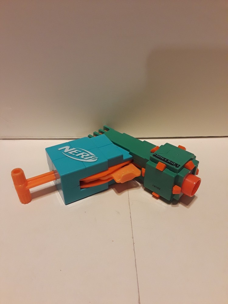NERF Microshots Minecraft Guardian Blaster Works