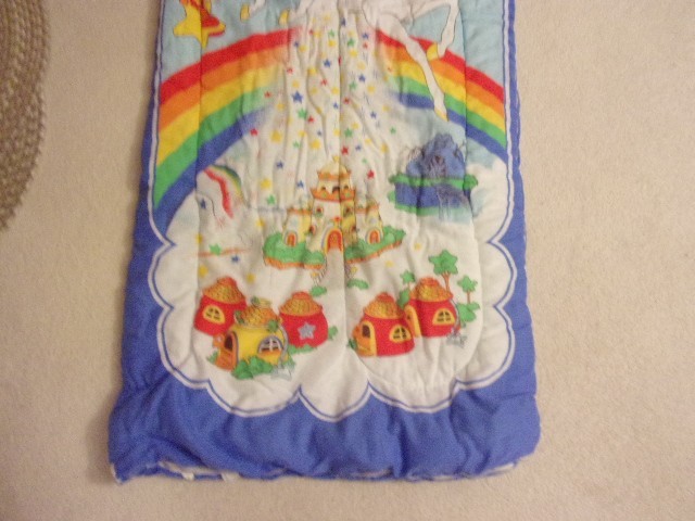 Vtg Rainbow Brite Sleeping Bag