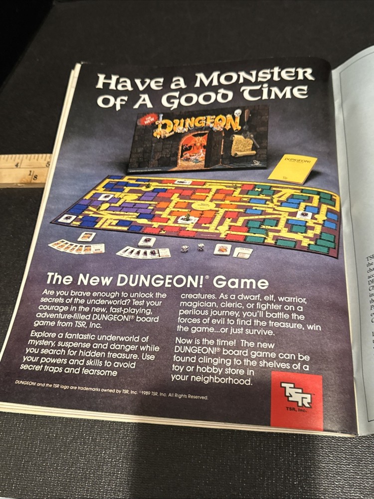 1989 Dragon Magazine #148 Dungeons & Dragons Including Deck Insert