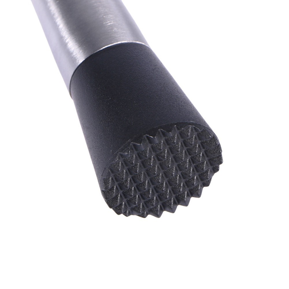 Wine Cocktail Muddler Stainless Steel with Grooved