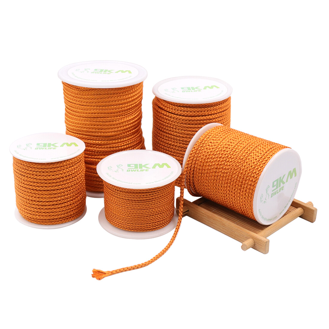 Braided Kevlar Cord 400Lbs~2000Lbs Fishing Camping Hiking Ropes Made with Kevlar