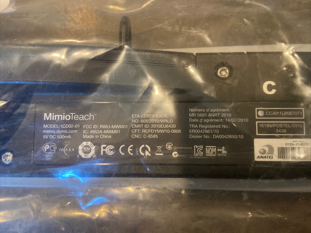 Dymo Mimio Mimioteach Projector Pointing Device Model ICD02-01 *UNTESTED*