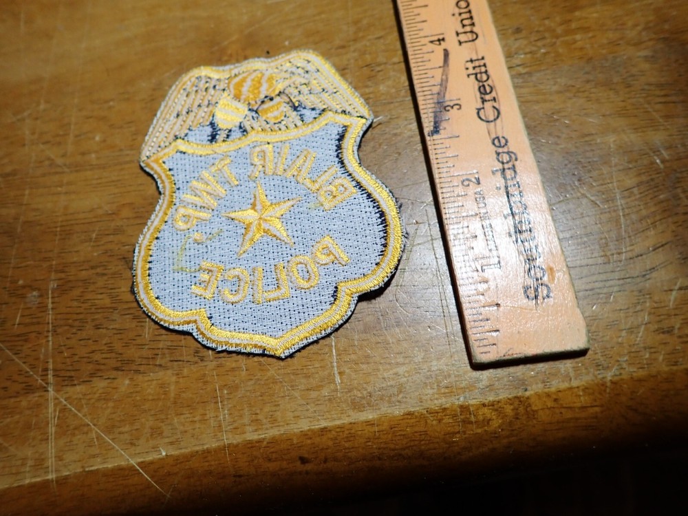 BLAIR TWP MICHIGAN VEST PATCH OBSOLETE BX H #7
