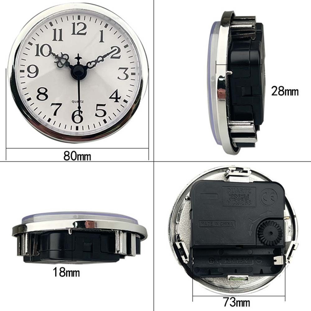 80mm Diameter Quartz Clock Accessory for Accurate For DIY Clock Making