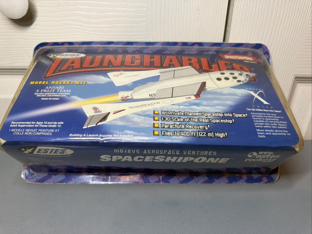 Estes Launchables SpaceShipOne Model Rocket Kit Skill Level 2 # 1275 New Sealed