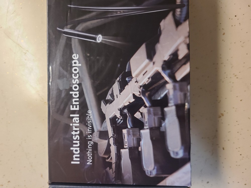 Endoscope Camera with Light, 1080P HD Borescope 8 Adjustable Orange