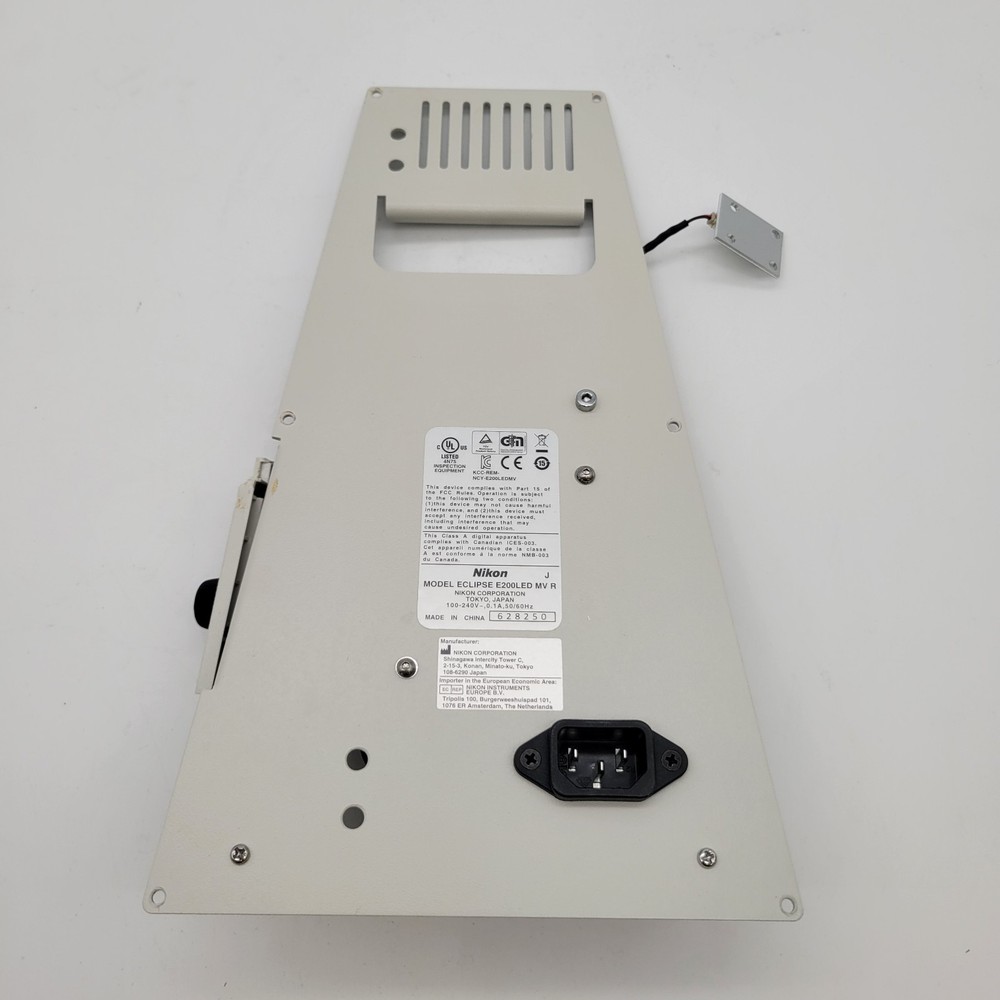 Nikon Microscope E200 LED Power Supply Lamp, Switch and Rheostat Replacement