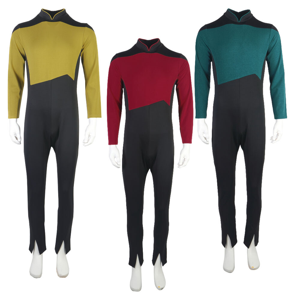 Star Trek TNG Picard Data Uniform Costume Jumpsuit, New