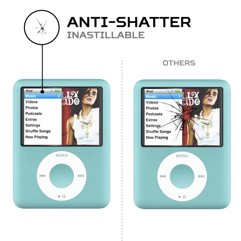 ANTISHOCK Screen protector for Apple Ipod Nano 3