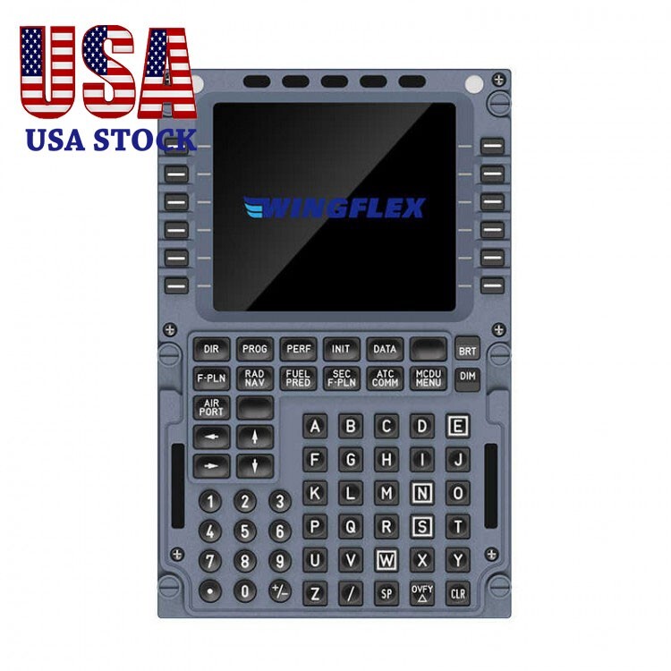 WINGFLEX A320 MCDU Flight Simulator Features Full-Scale Simulation