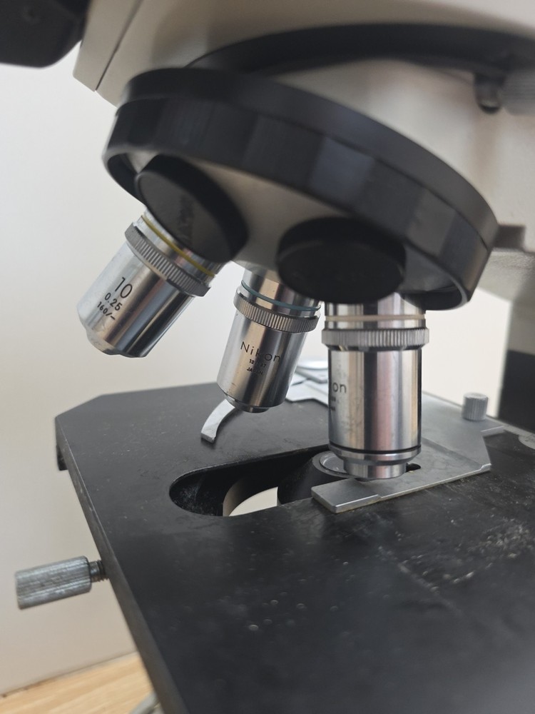 Nikon Labophot Microscope w/ 3 Objectives