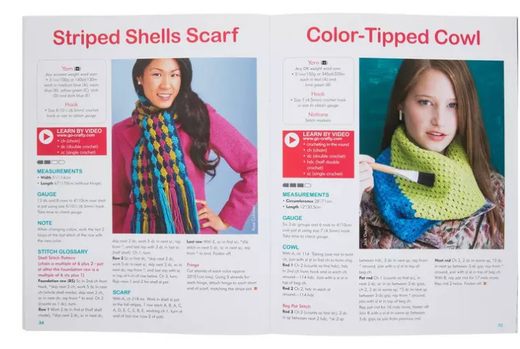 Go Crafty Crochet 101 Book New