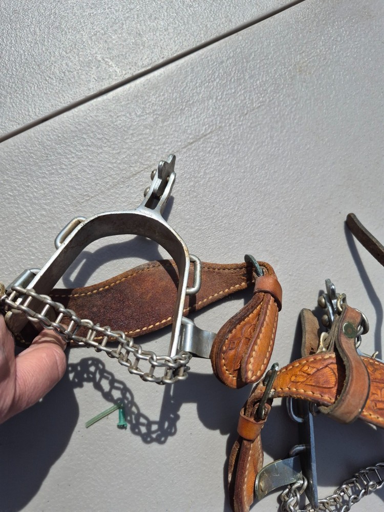 vintage western spurs nice shape