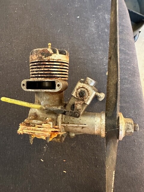Antique Classic Model Airplane Engine