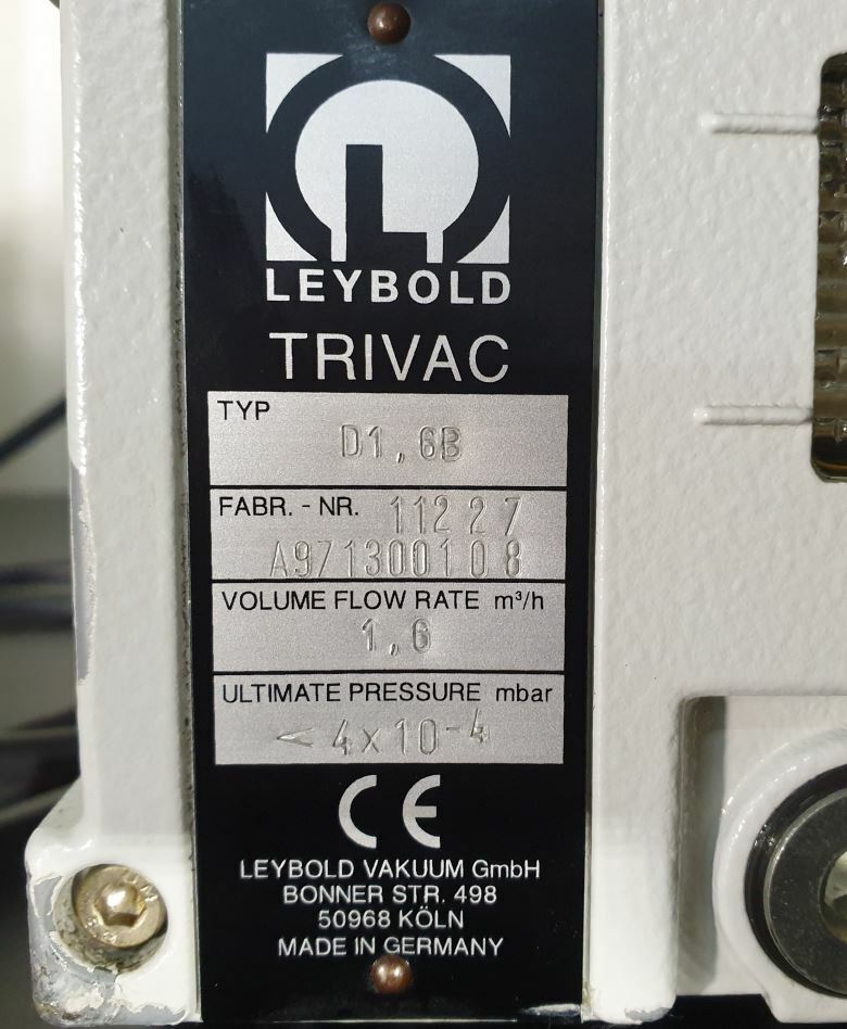 LEYBOLD D16B Rotary Vane Pump.