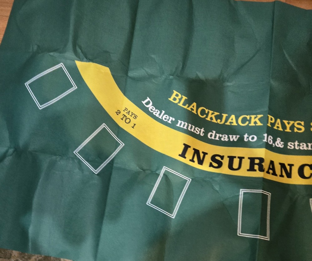 Professional Table Size Blackjack Felt (72"x36")