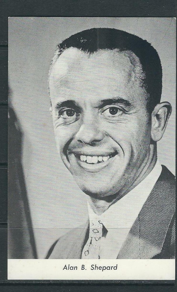 Alan B. Shepard .  Photo postcard