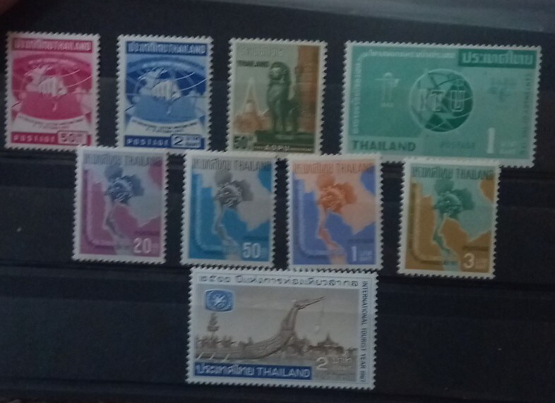 THAILAND 1960-1967   MOUNTED MINT SET