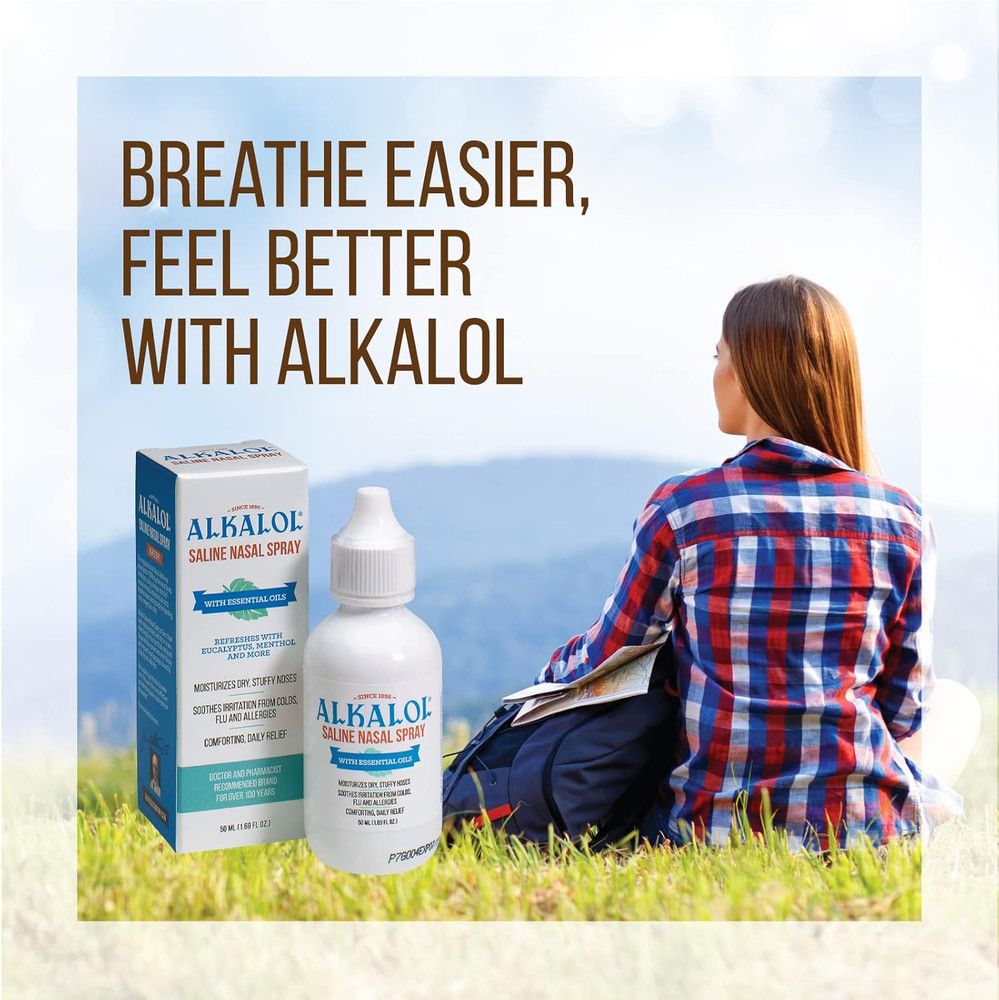 Solution Saline Nasal Spray, 1.69 Ounce