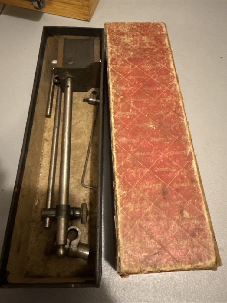 Starrett Tools USA 657AA Magnetic Base Indicator Holder, Complete Set w/ Box