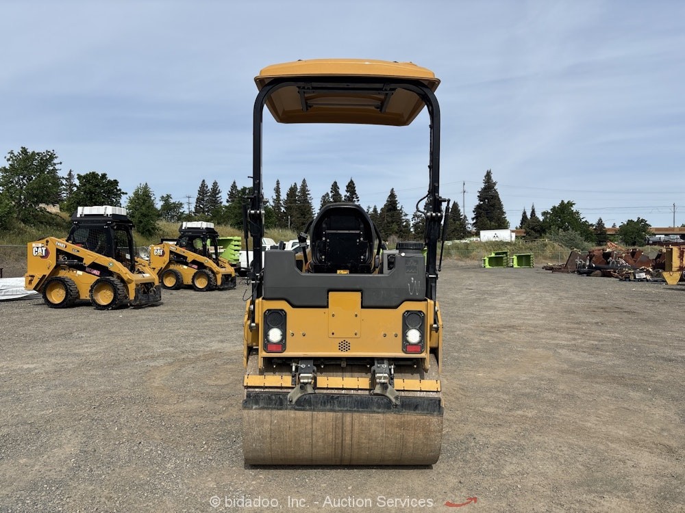 2022 Caterpillar CB4.0 Smooth Drum Vibratory Roller Compactor Warranty bidadoo