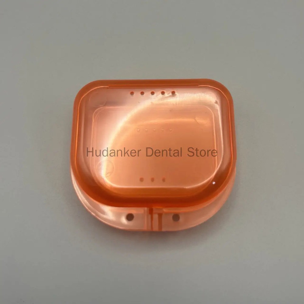 50 Pieces Denture Storage Cases Orthodontic Retainer Partial Denture Boxes