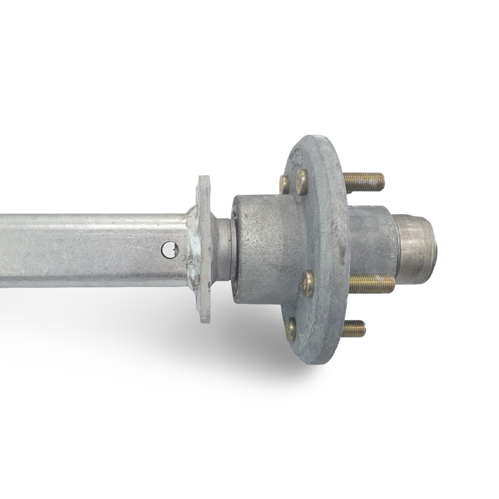 Knott 3500lb V-Bend 85.5 in Hub Face Galvanized Trailer Axle w/ 5 Lug Idler Hubs