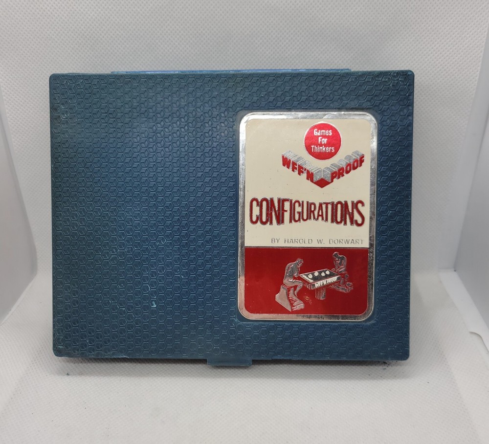 1967 WFF'N Configurations Game For Thinkers Plastic Case