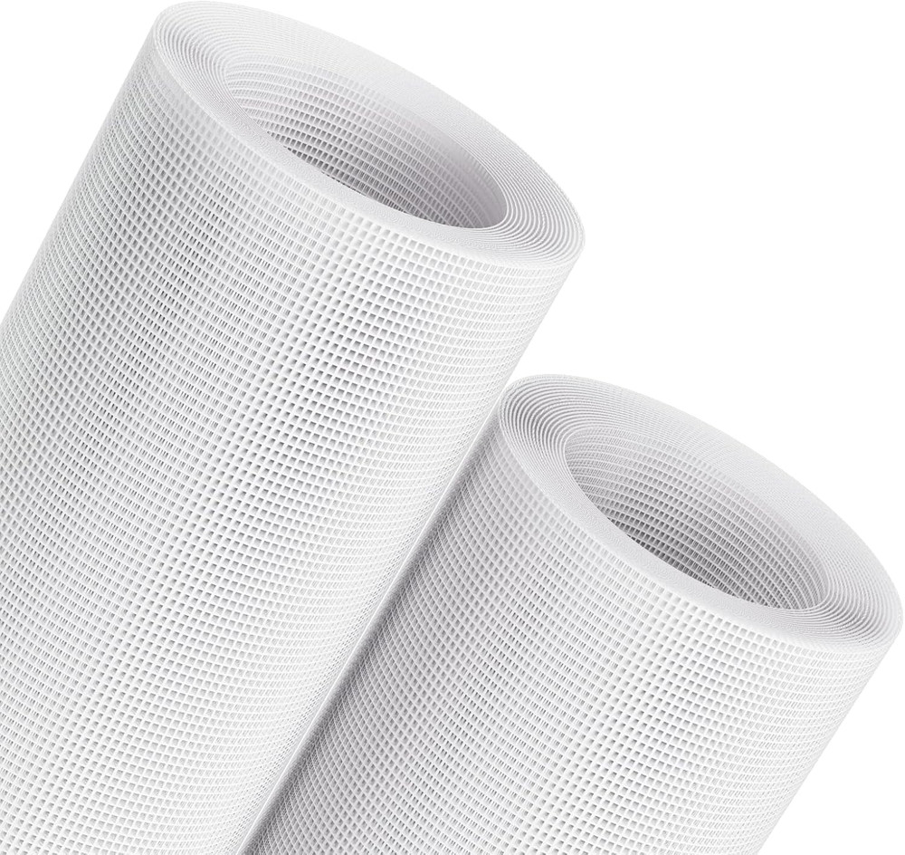 2PACK Window&Door Screen Replacement Mesh, 48" W X 99" L, Upgraded Polyester Sc