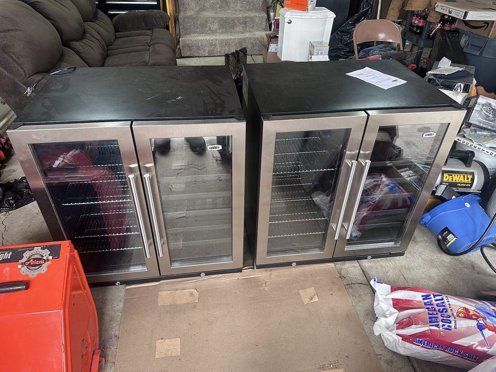 2 Summit Dual Zone Wine/Beverage Coolers.