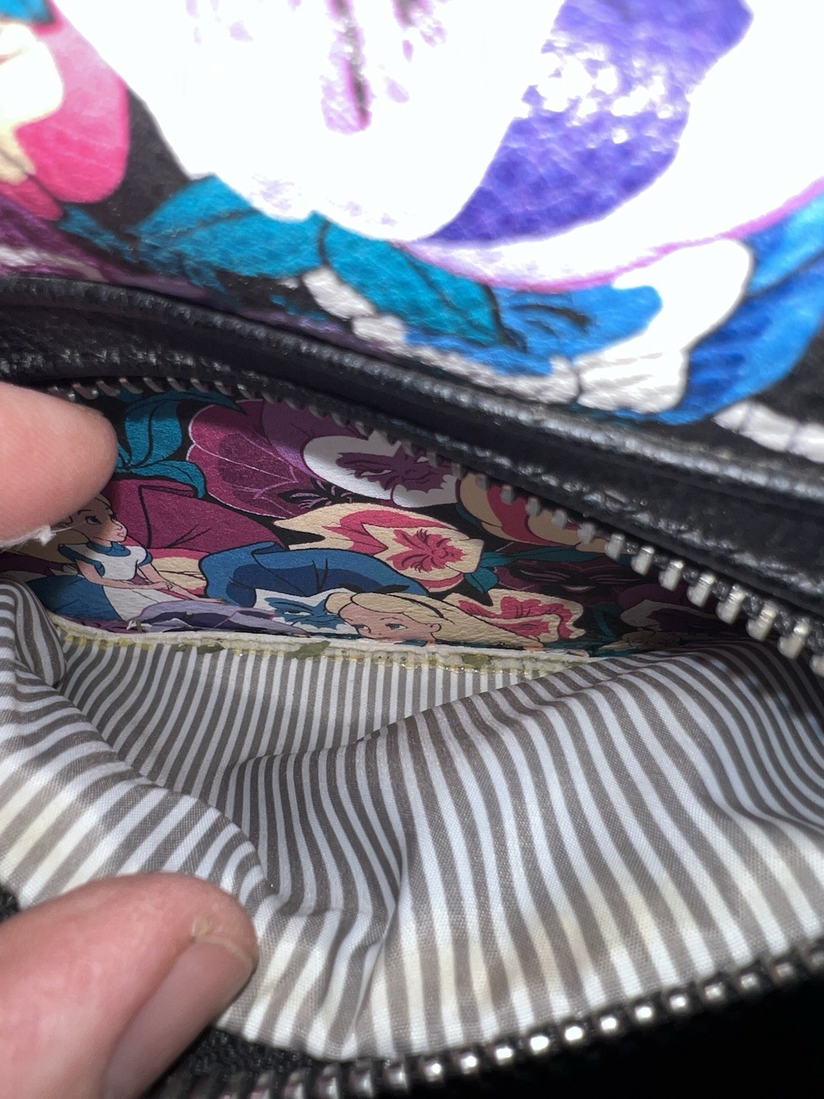 disney loungefly backpack alice in wonderland