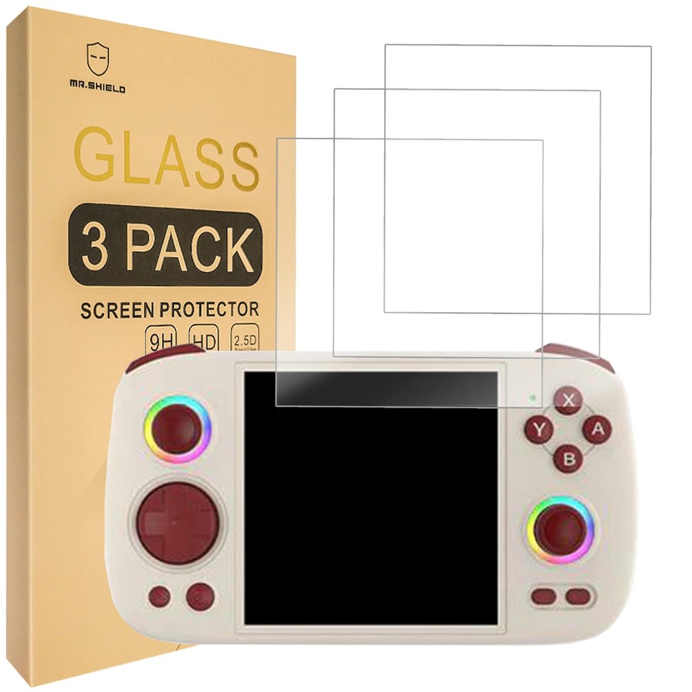 Mr.Shield Screen Protector compatible with ANBERNIC RG Cube [Tempered clear