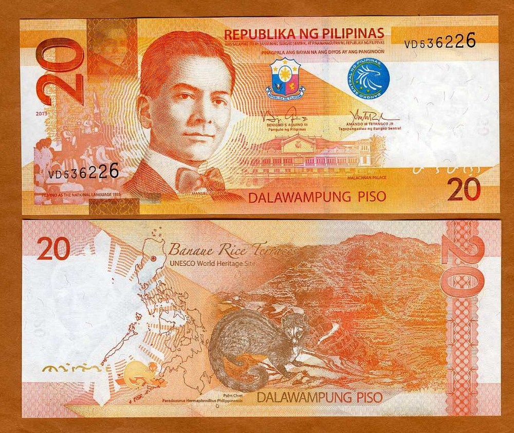 Philippines, 20 Piso, 2013, P-206a, UNC