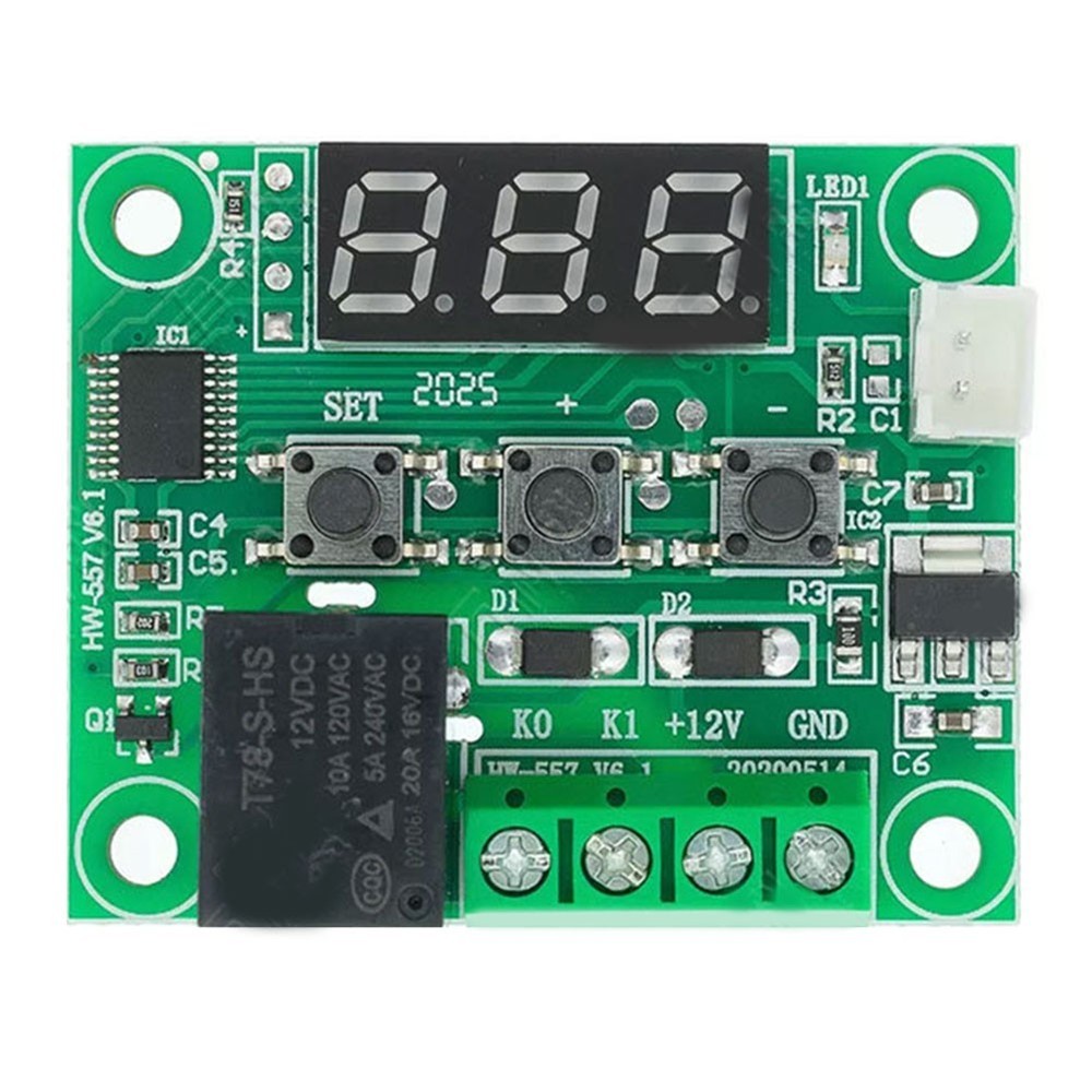 1XDigital Temperature Control Switch Sensor Module 1XAcrylic Clear Box Brand New